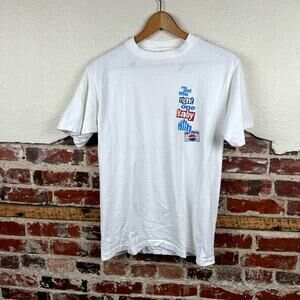 Vintage Pepsi Shirt Sz Large White Single Stitch You Got The Right One Baby USA